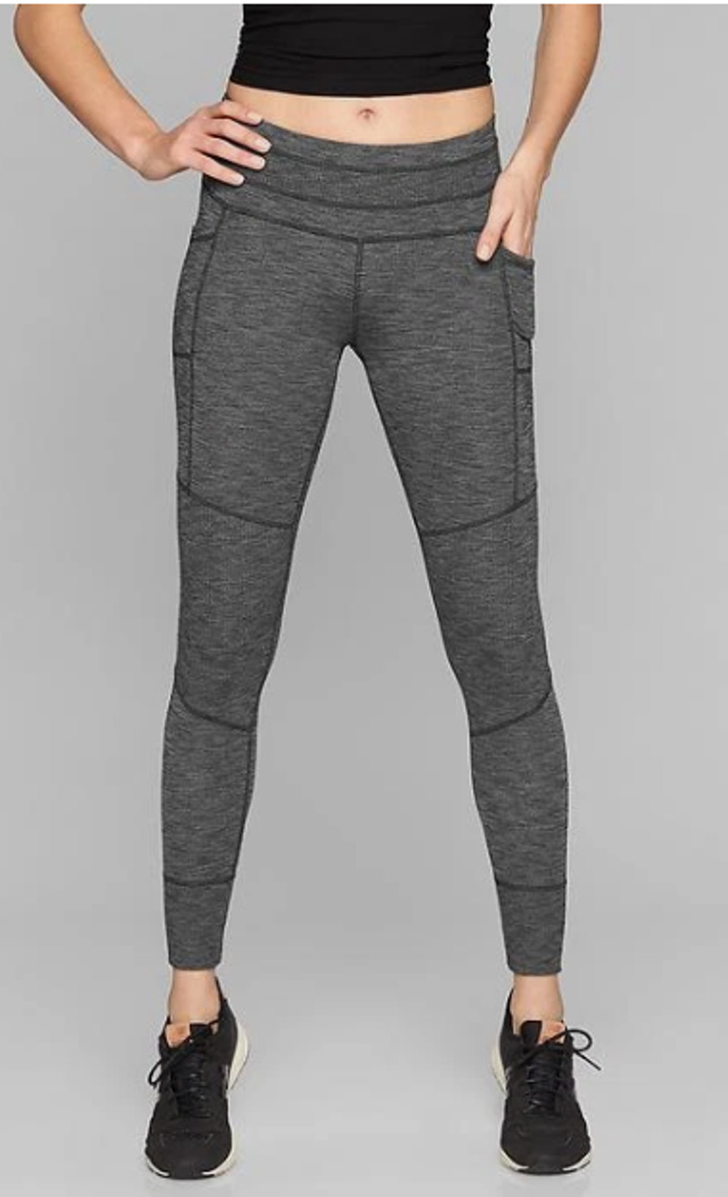 Athleta Excursion Hybrid Jogger Tights Gray Size Small 0-4